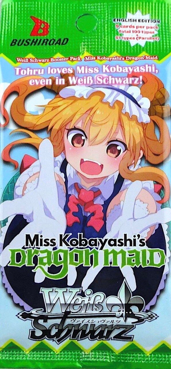 Miss Kobayashi's Dragon Maid Booster - 1st Edition - Weiss Schwarz TCG - EN Miss Kobayashi's Dragon Maid Booster - 1st Edition - Weiss Schwarz TCG - EN