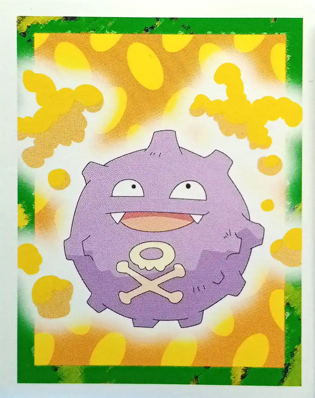 Koffing - 109 - Merlin Sticker Series 1