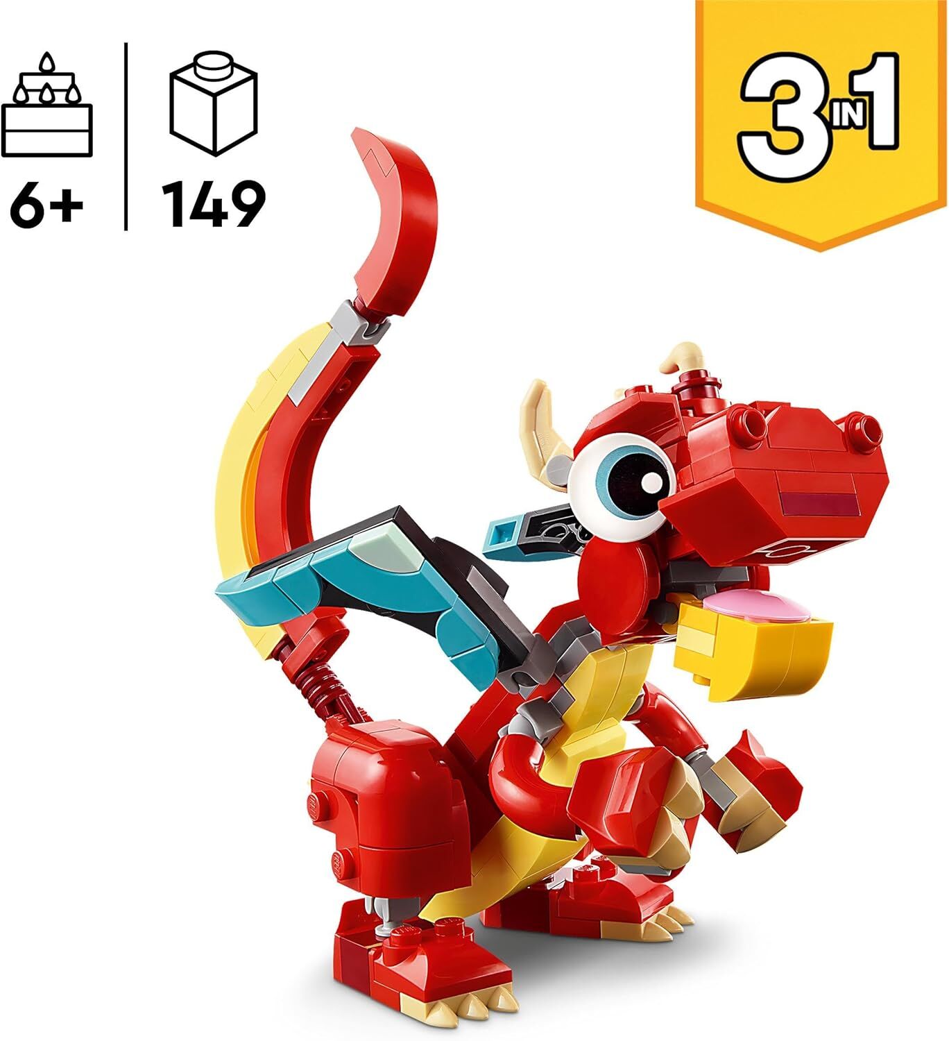 Lego Creator Roter Drache 31145
