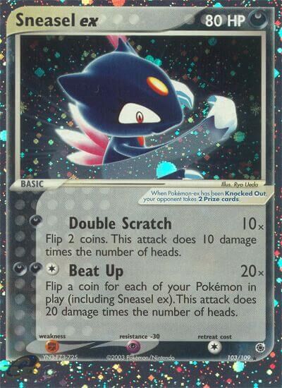 Sneasel ex - 103/109 - EN Sneasel ex - 103/109 - EN