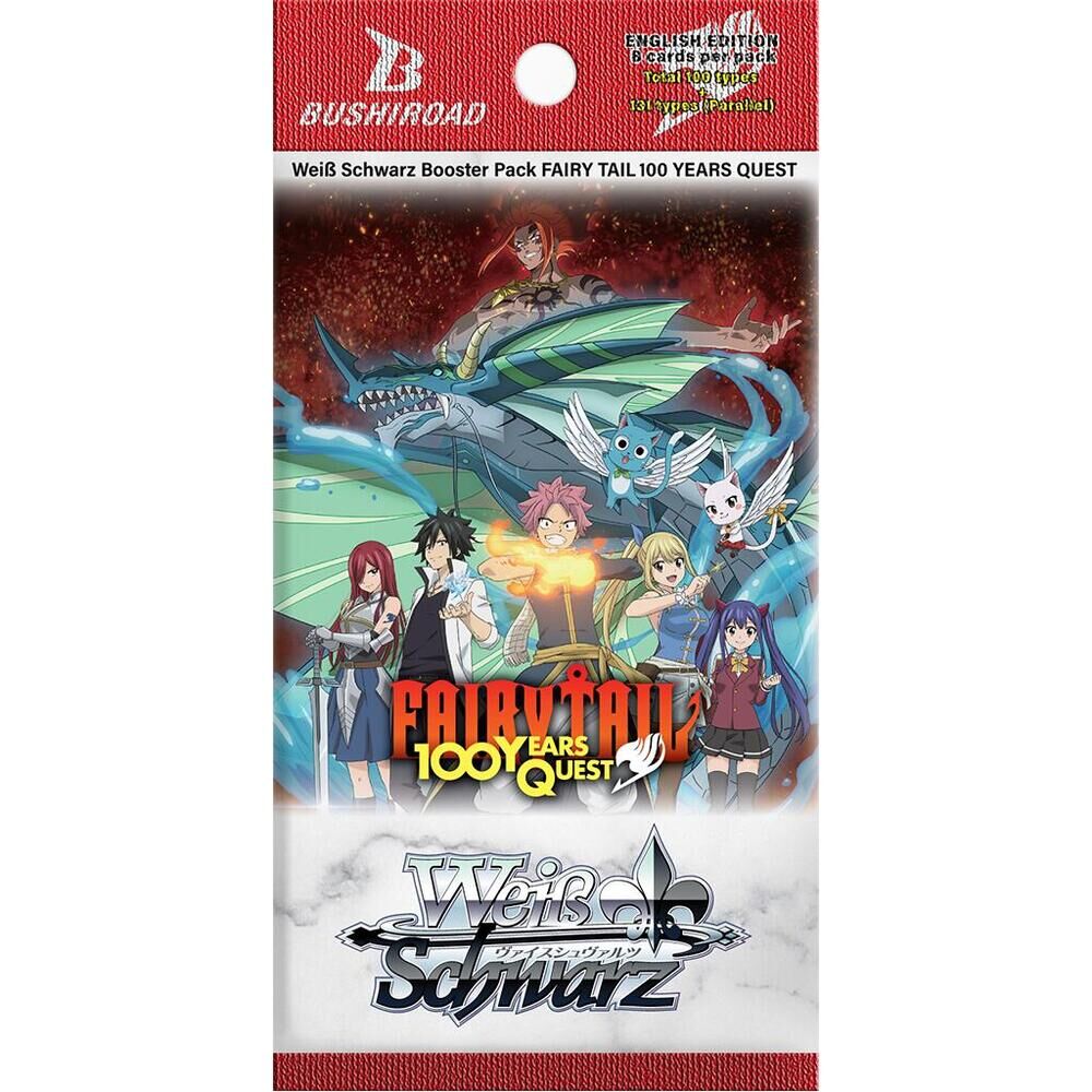 Fairy Tail 100 Years Quest Booster Pack - Weiss Schwarz TCG - EN Fairy Tail 100 Years Quest Booster Pack - Weiss Schwarz TCG - EN