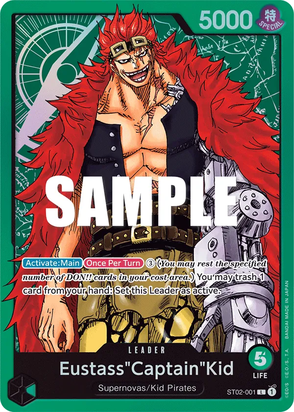 Eustass"Captain"Kid - ST02-001 Eustass"Captain"Kid - ST02-001
