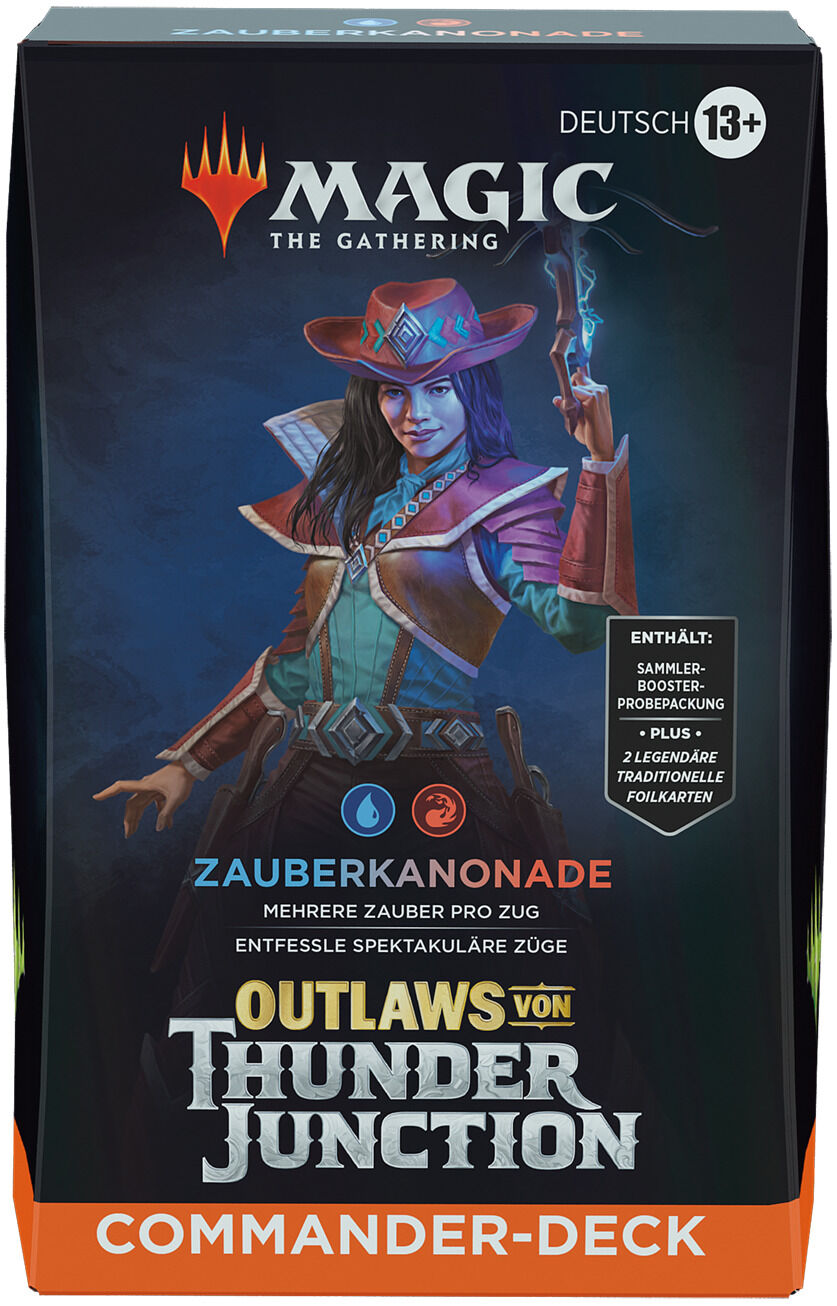 Outlaws von Thunder Junction Commander Deck - Zauberkanonade - Magic the Gathering - DE
