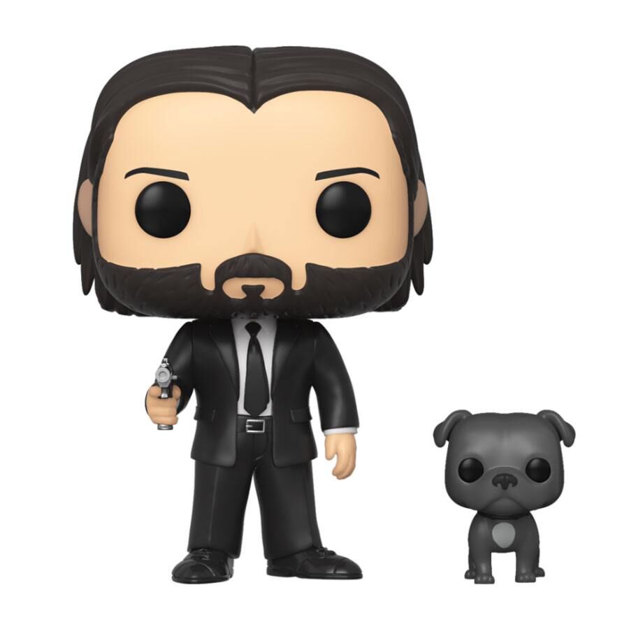 John Wick POP! Movies Vinyl Figur John Wick in Black Suit with Dog 9 cm John Wick POP! Movies Vinyl Figur John Wick in Black Suit with Dog 9 cm