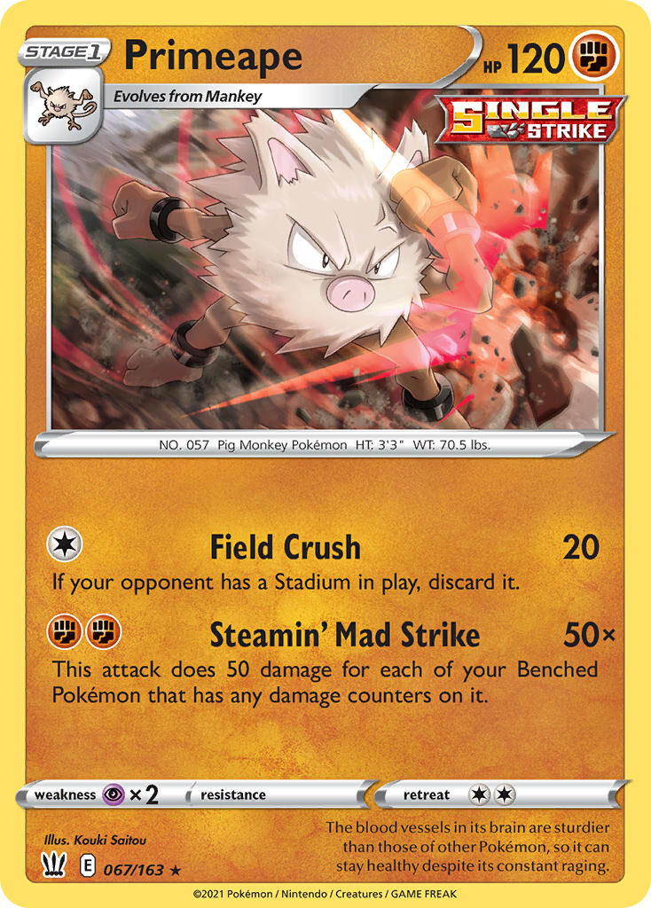 Primeape - 067/163 - EN