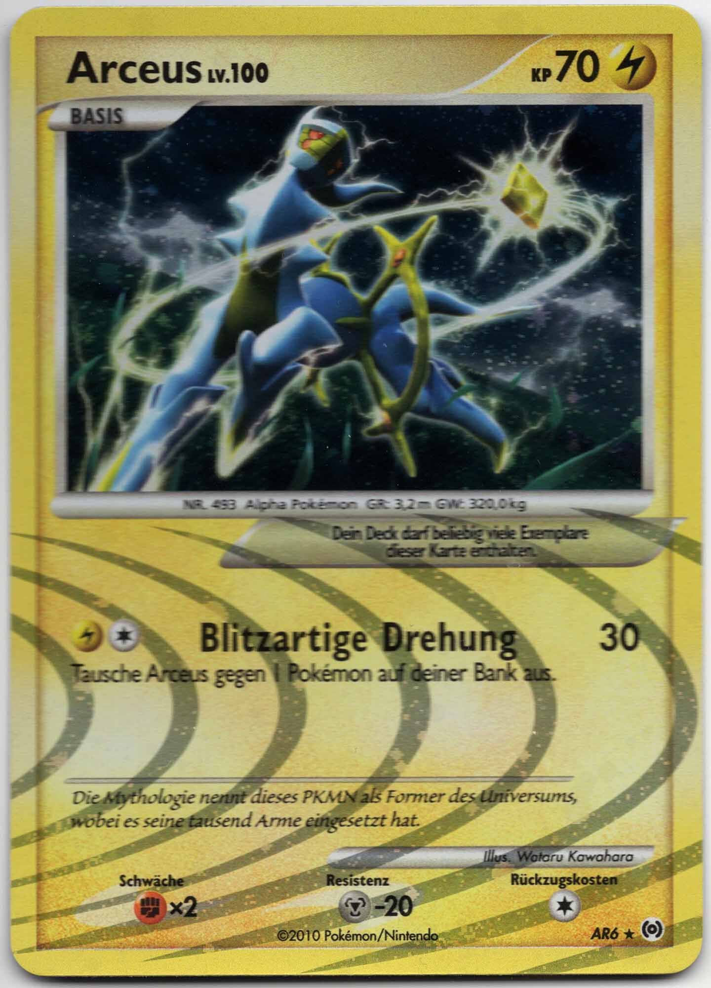 Arceus LV.100 - AR6 - Pokémon TCG (Near Mint)