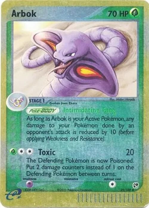 Arbok - 29/100 - Reverse Holo - EN Arbok - 29/100 - Reverse Holo - EN