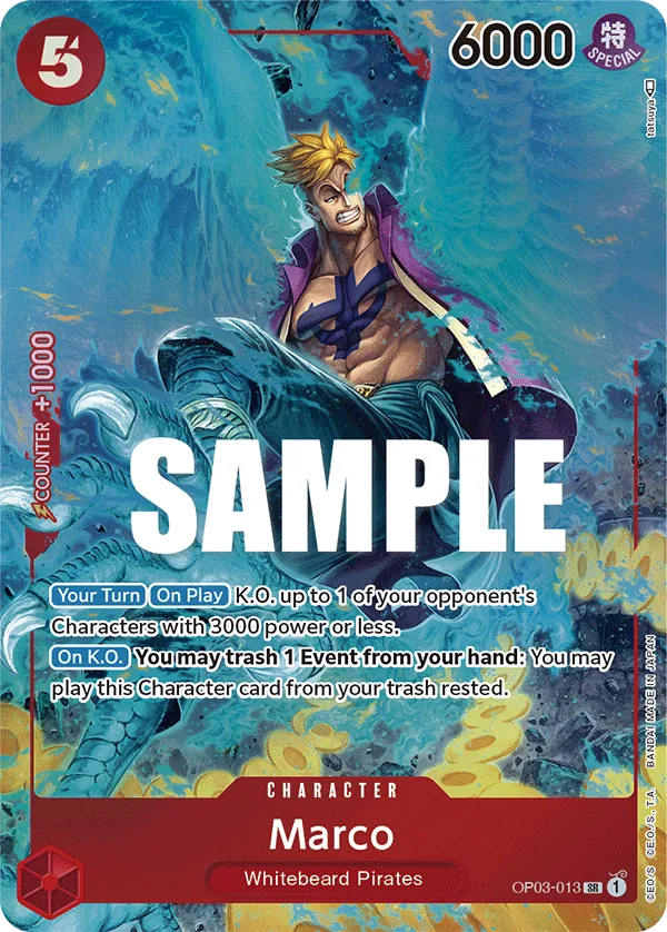 Marco - OP03-013 - Alternate Art Marco - OP03-013 - Alternate Art