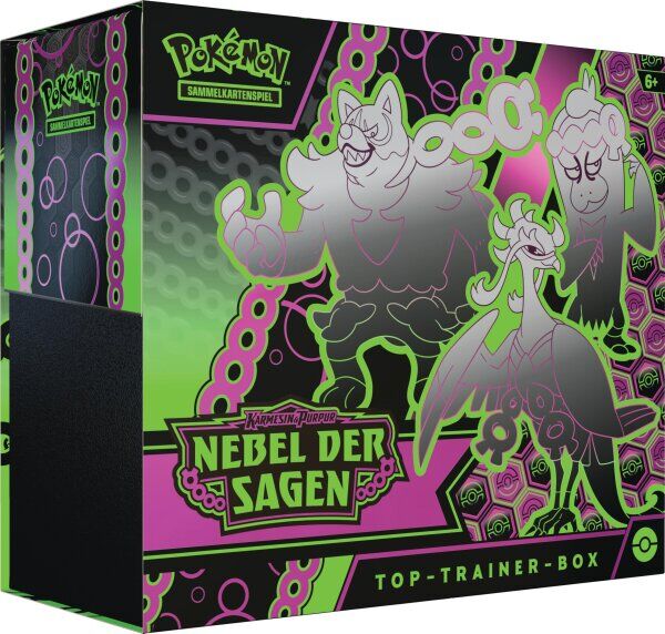 Pokémon TCG: Karmesin & Purpur: Nebel der Sagen Top Trainer Box - DE