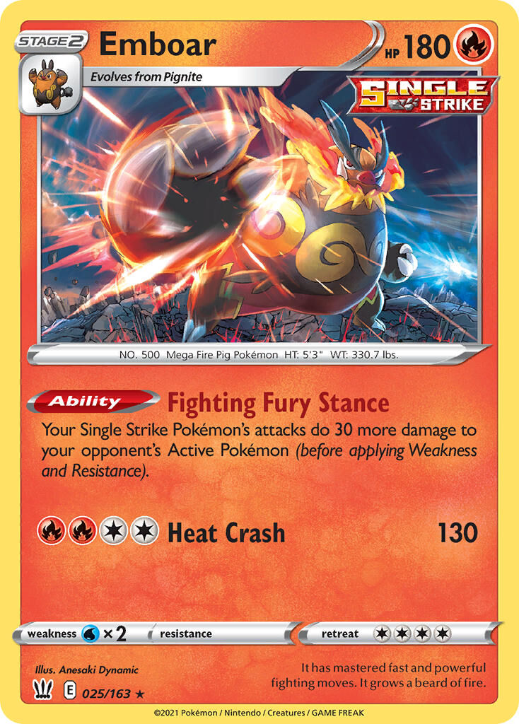 Emboar - 025/163 - EN Emboar - 025/163 - EN