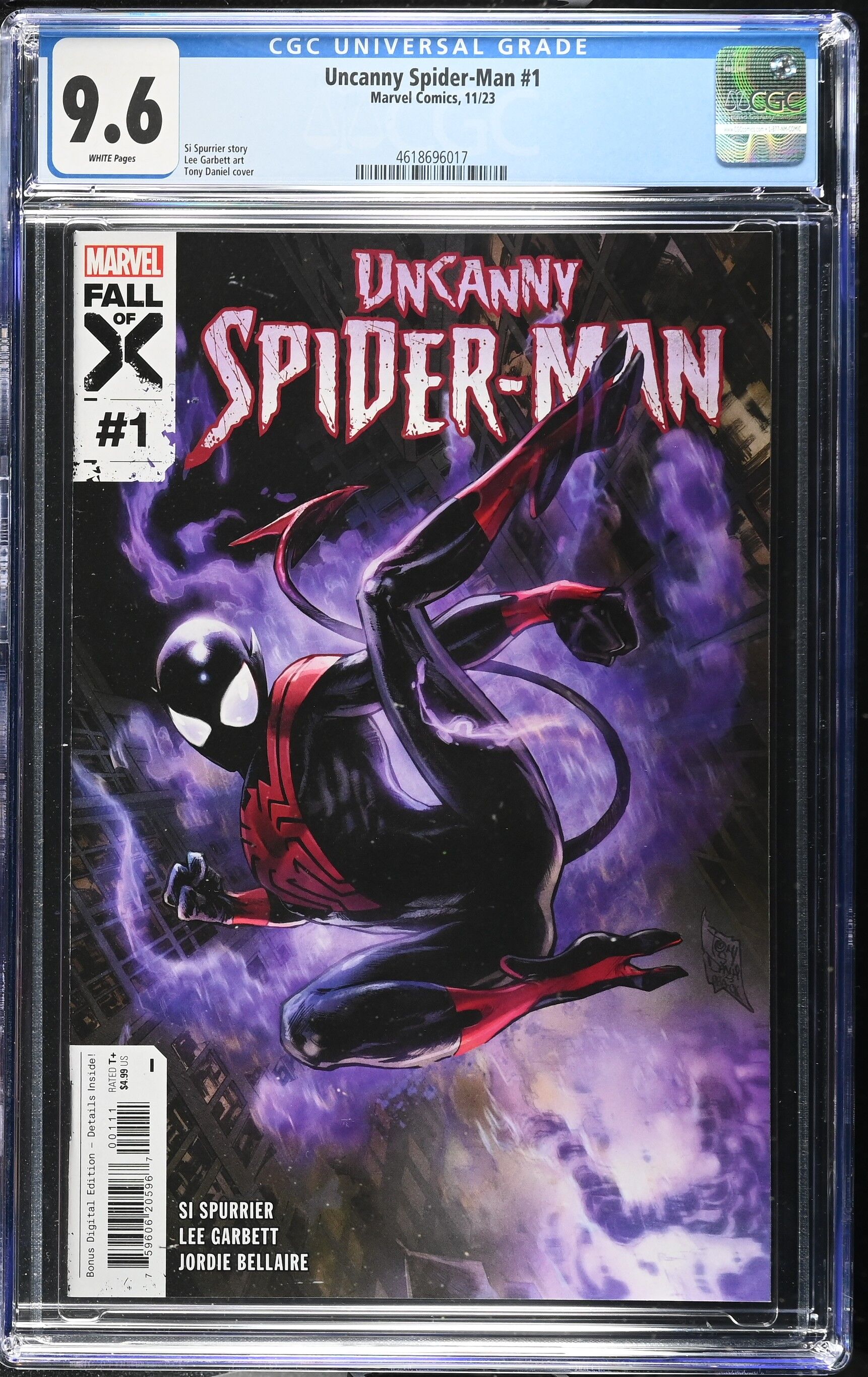 Uncanny Spider-Man Issue 1 - CGC 9.6 Uncanny Spider-Man Issue 1 - CGC 9.6