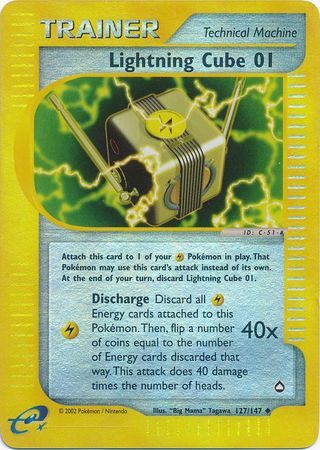 Lightning Cube 01 - 127/147 - Reverse Holo - EN Lightning Cube 01 - 127/147 - Reverse Holo - EN