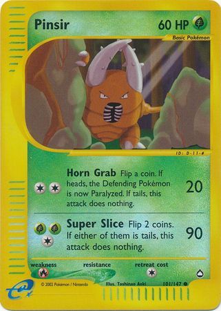 Pinsir - 101/147 - Reverse Holo - EN Pinsir - 101/147 - Reverse Holo - EN