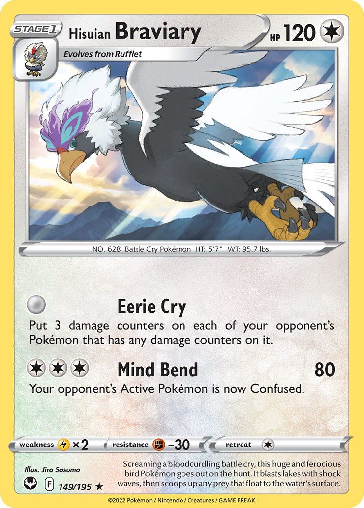 Hisuian Braviary - 149/195 - EN