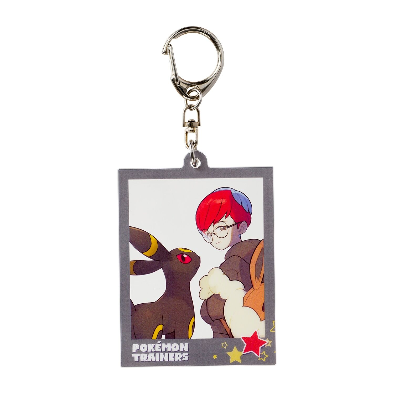 Fotorahmen-Stil Acryl Keyholder Button & Nachtara POKÉMON TRAINERS