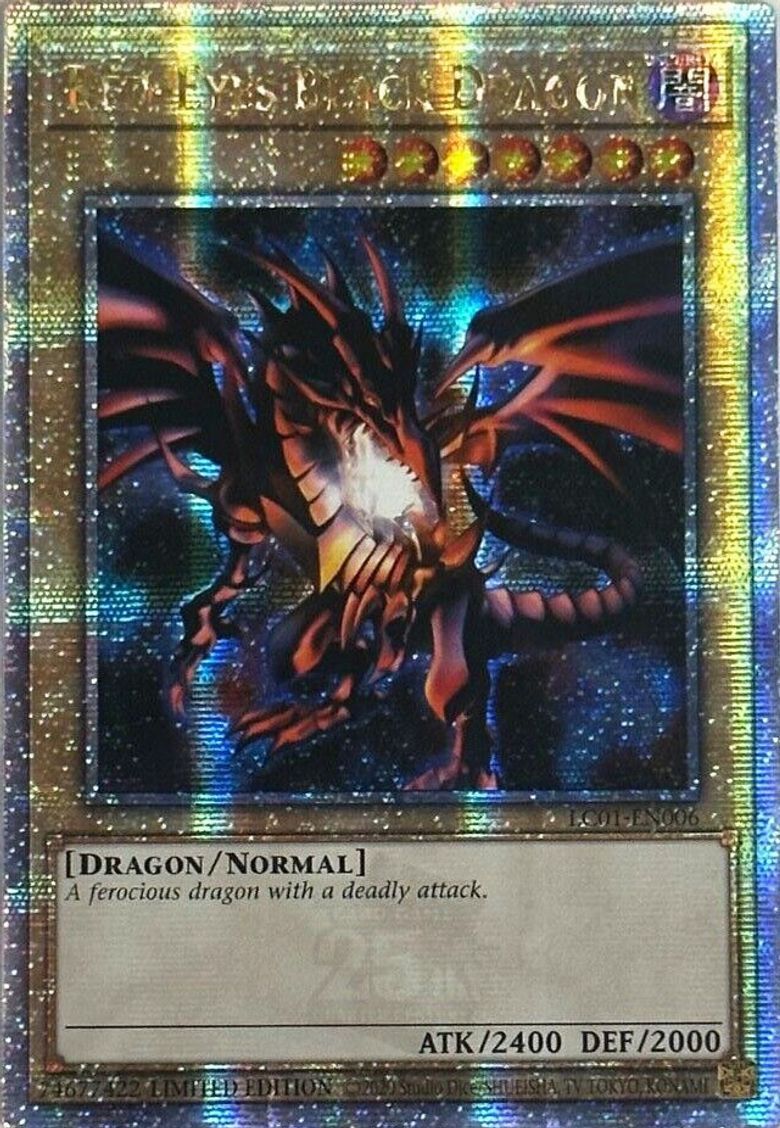 Red-Eyes Black Dragon - LC01-EN006 - Quarter Century Secret Rare Red-Eyes Black Dragon - LC01-EN006 - Quarter Century Secret Rare