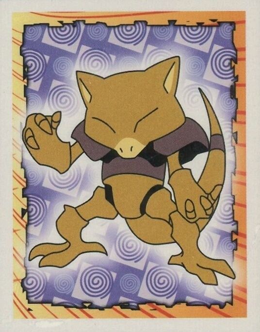Abra - 63 - Merlin Sticker Series 1