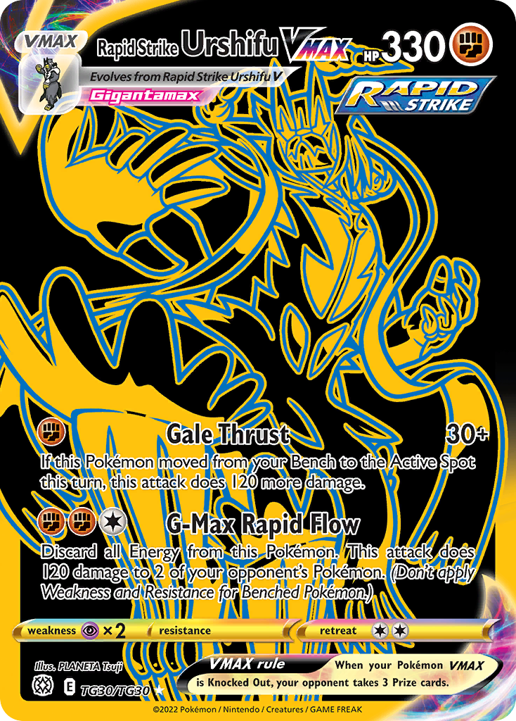 Rapid Strike Urshifu VMAX - TG30/TG30 - EN Rapid Strike Urshifu VMAX - TG30/TG30 - EN