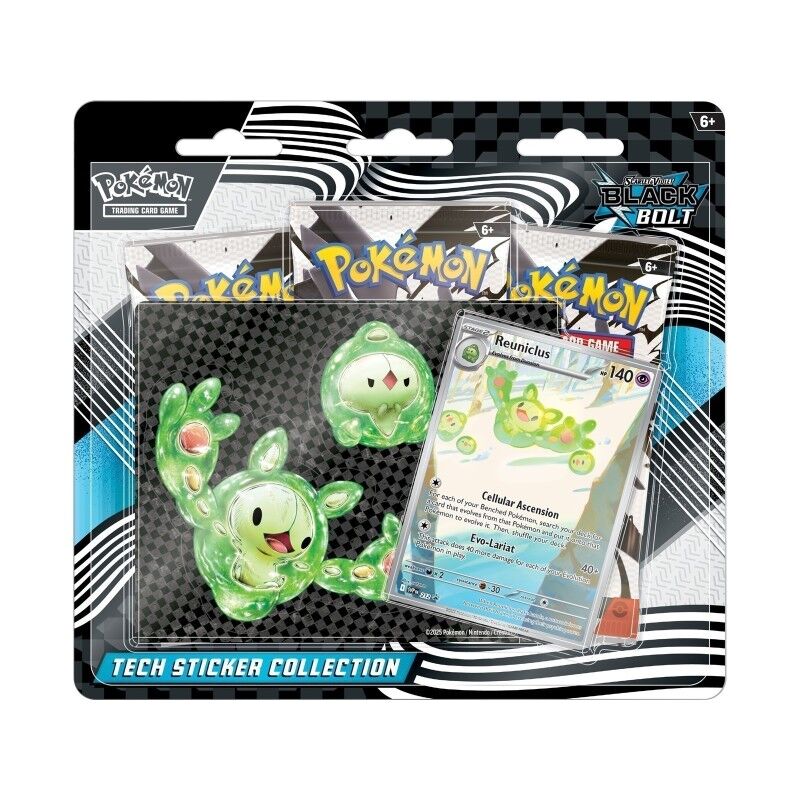 Pokémon TCG: Scarlet & Violet SV10.5 - Black bolt Tech Sticker Collection Blister - EN Pokémon TCG: Scarlet & Violet SV10.5 - Black bolt Tech Sticker Collection Blister - EN