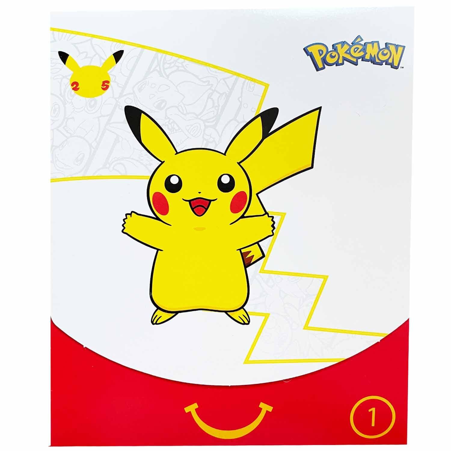 Pokémon 25th Anniversary McDonalds Promo Booster 2021 White - EN