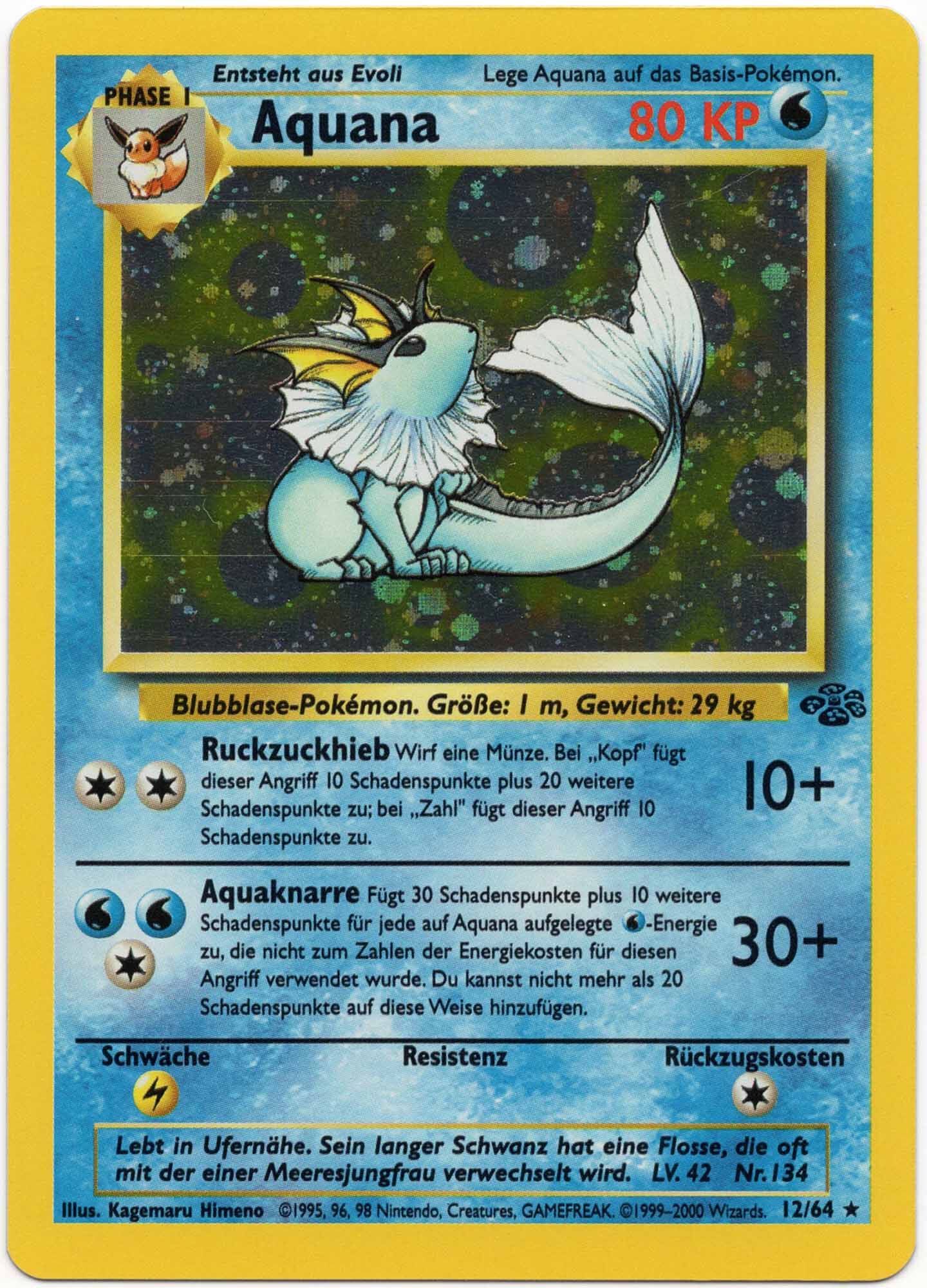 aquana-12-64-pokemon-tcg-near-mint Aquana - 12/64 - Pokémon TCG - Near Mint