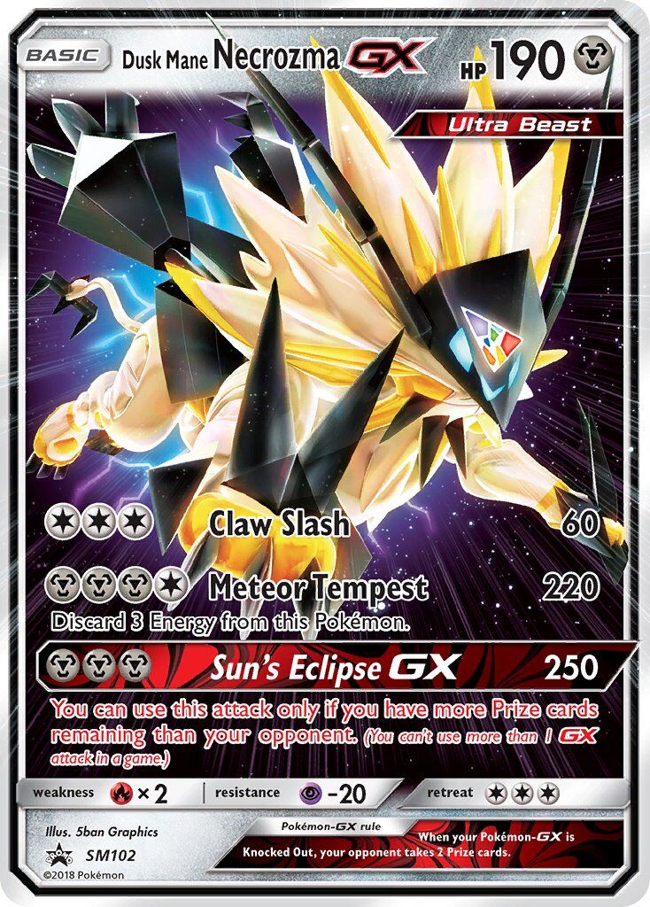 Dusk Mane Necrozma-GX - SM102/SM102 - EN