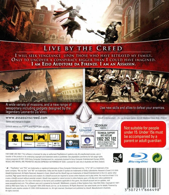 Assassin's Creed II - PS3