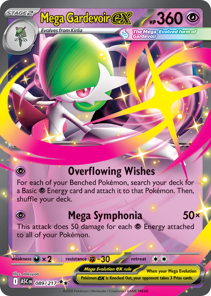 Mega Gardevoir ex - 089/217 - EN Mega Gardevoir ex - 089/217 - EN