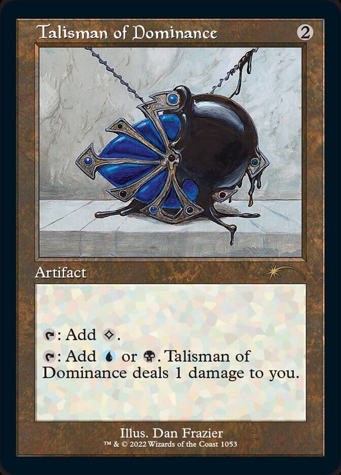 Talisman of Dominance - SLD 1053 - Etched - EN - NM