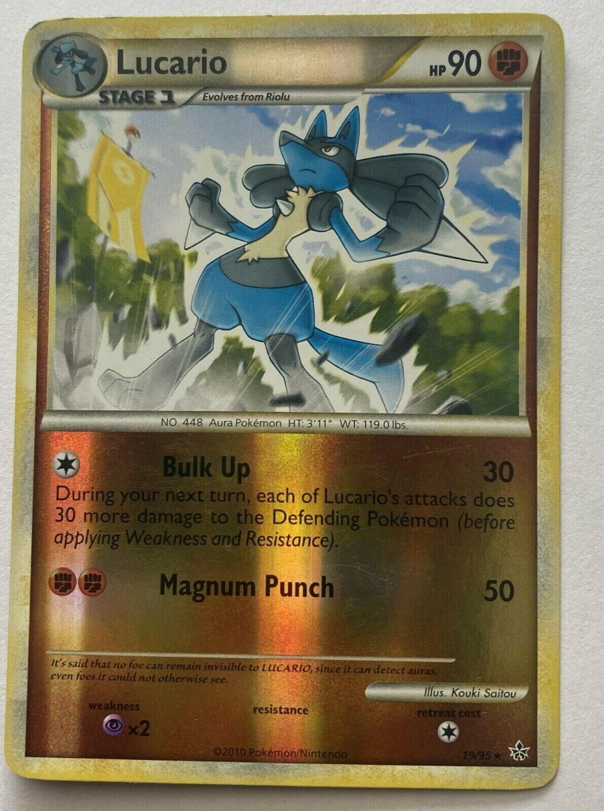 Lucario - 19/95 - Reverse Holo - EN
