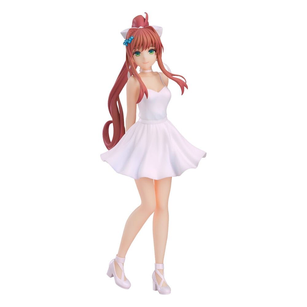Doki Doki Literature Club! Pop Up Parade PVC Statue Monika - White Dress - 18 cm