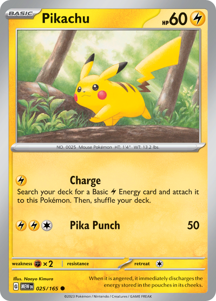 Pikachu - 025/207 - EN