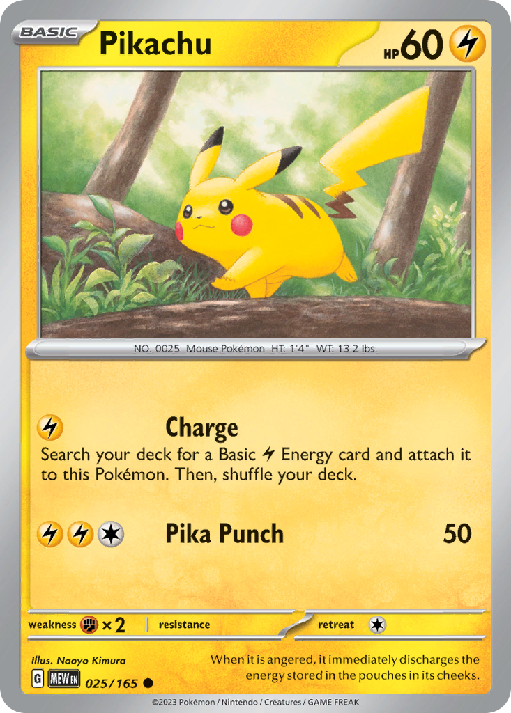 Pikachu - 025/207 - EN Pikachu - 025/207 - EN