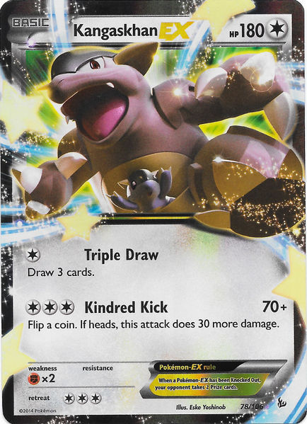 kangaskhan-ex-78-106-pok-mon-xxl-tcg Kangaskhan EX 78/106 - Pokémon XXL TCG