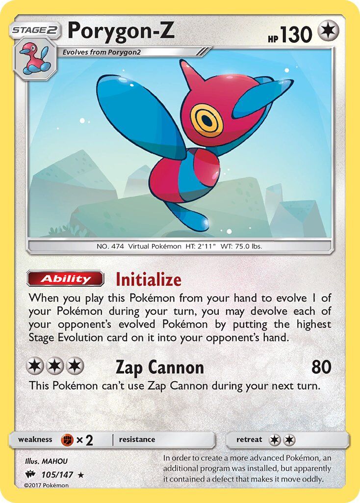 Porygon-Z - 105/147 - EN Porygon-Z - 105/147 - EN