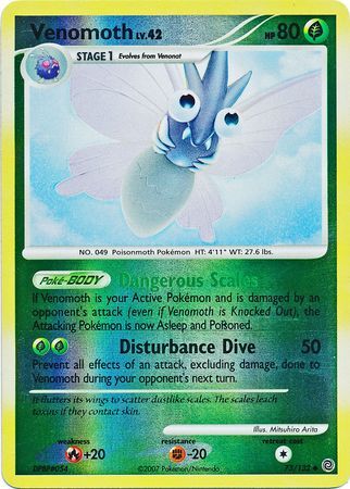 Venomoth - 73/132 - Reverse Holo - EN