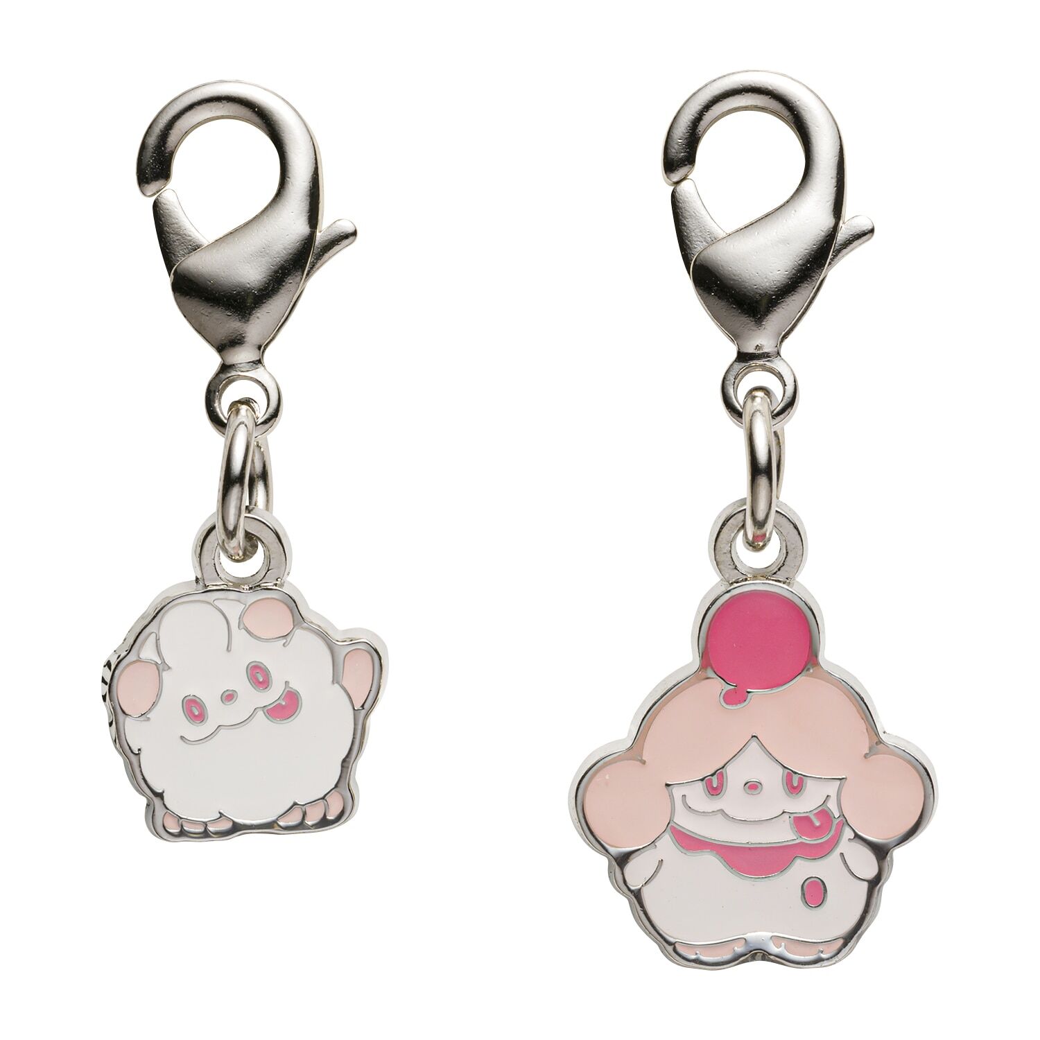 Pokemon Center - Swirlix, Slurpuff Schlüsselanhänger - 2 Stück