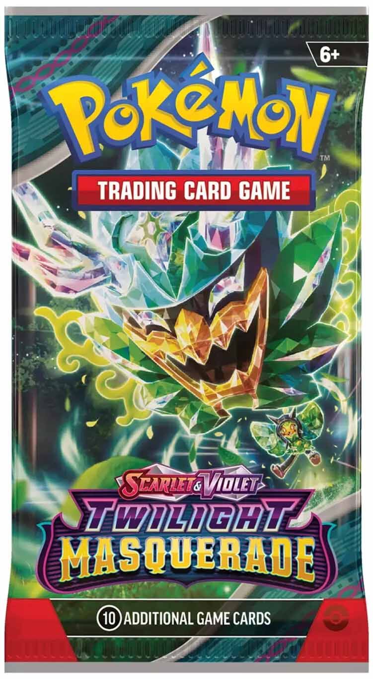 Pokémon TCG: Scarlet & Violet Twilight Masquerade Booster Pack (10 Cards) - EN