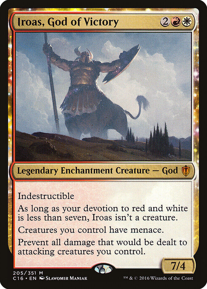 Iroas, God of Victory - C16 205 - Normal - EN - NM Iroas, God of Victory - C16 205 - Normal - EN - NM