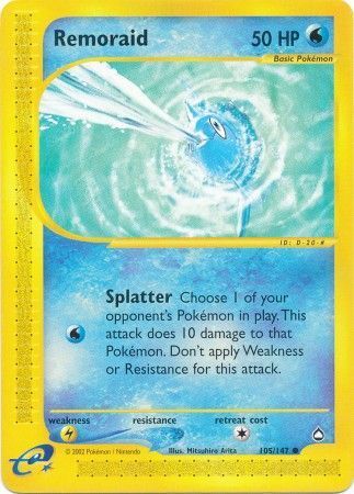 Remoraid - 105/147 - Reverse Holo - EN Remoraid - 105/147 - Reverse Holo - EN