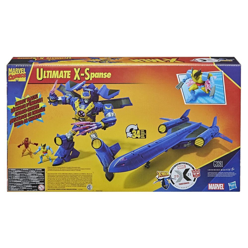 Transformers x Marvel X-Men Animated Actionfigur Ultimate X-Spanse 22 cm