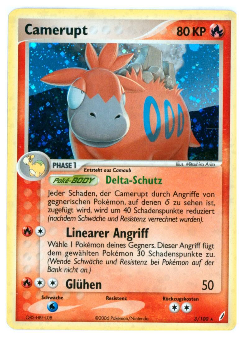 camerupt-3-100-pokemon-tcg-lightly-played-de Camerupt - 3/100 - Pokémon TCG - Lightly Played - DE