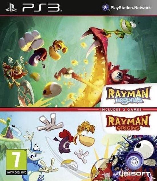 Rayman Legends + Rayman Origins - OVP - PS3 - EN