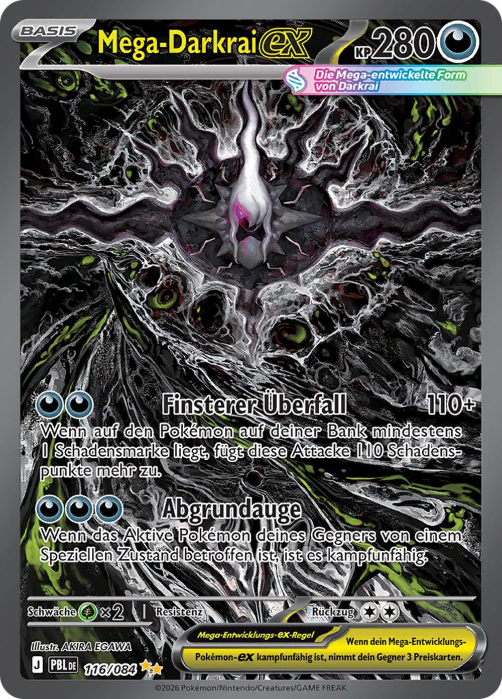 Mega-Darkrai ex - 116/084 - DE