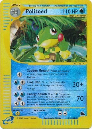 Politoed - 25/144 - Reverse Holo - EN