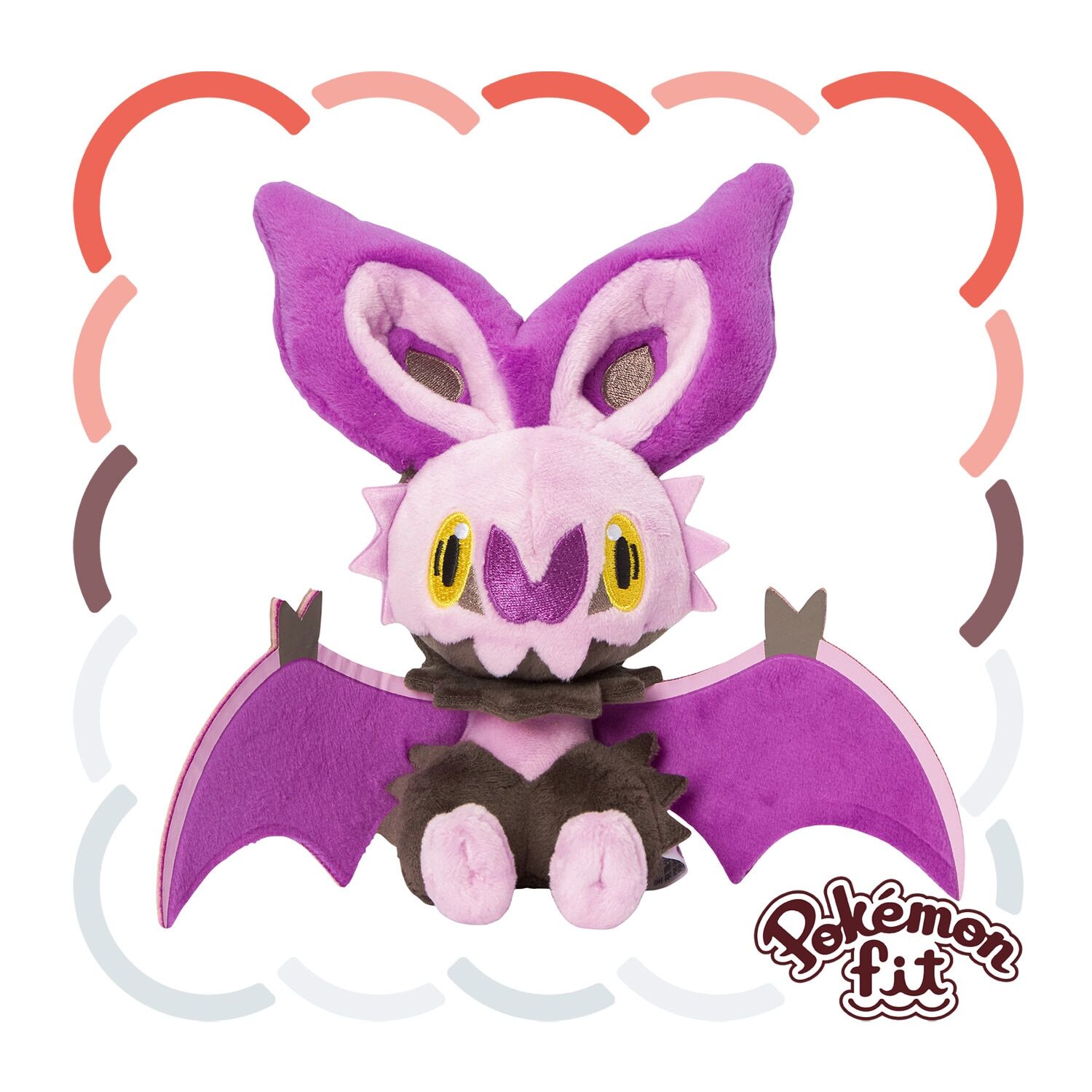 Noibat Sitting Cuties Plush - 19 cm Noibat Sitting Cuties Plush - 19 cm