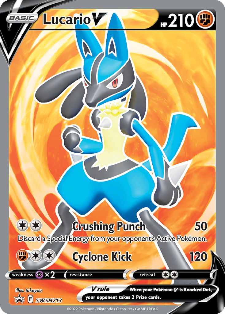 Lucario V - SWSH213/306 - EN Lucario V - SWSH213/306 - EN