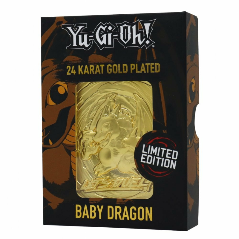 Yu-Gi-Oh! Baby Dragon 24k Gold Plated Limited Edition Card