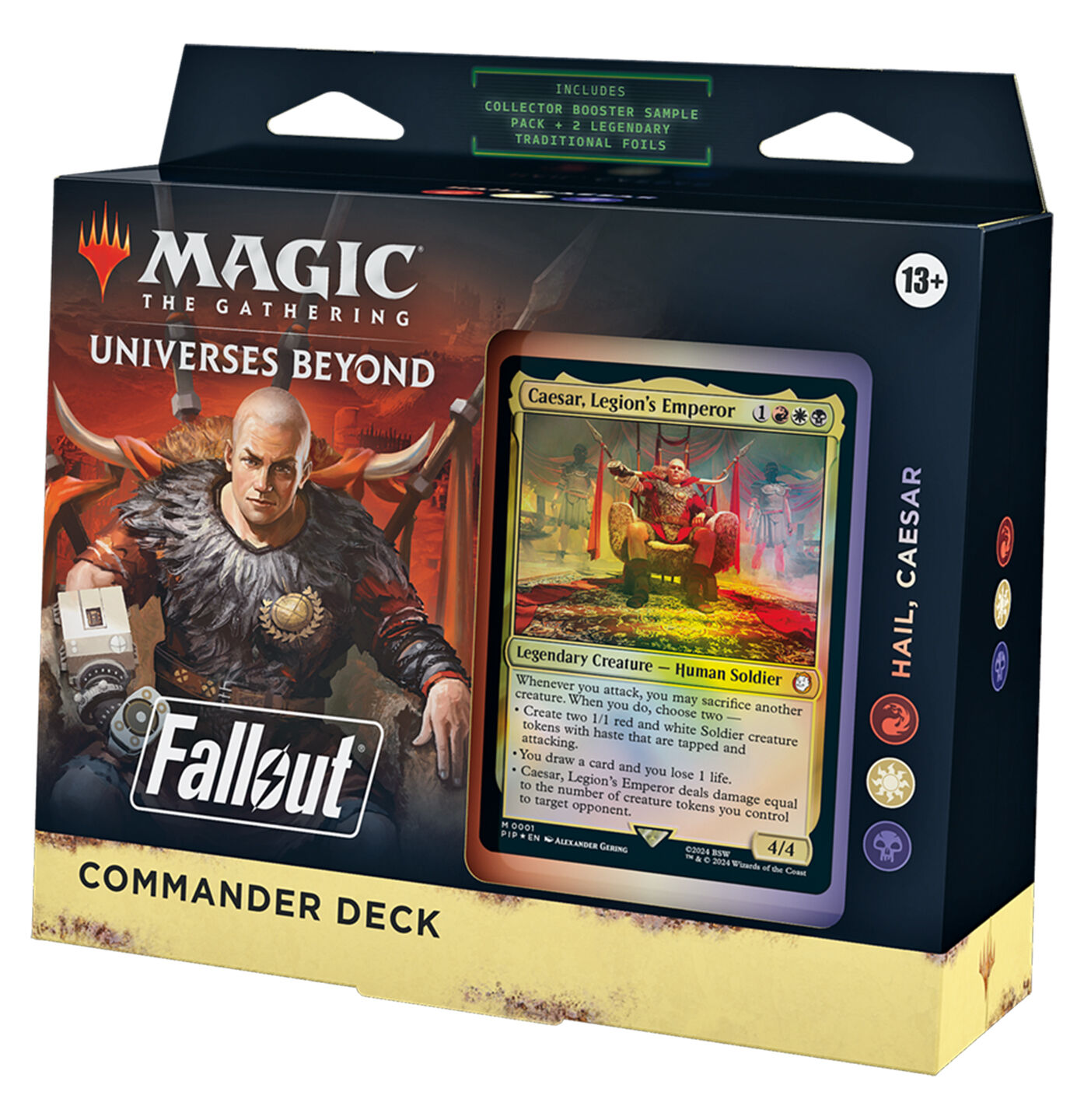 Universes Beyond: Fallout Commander Deck - Hail, Caesar - Magic the Gathering - EN Universes Beyond: Fallout Commander Deck - Hail, Caesar - Magic the Gathering - EN