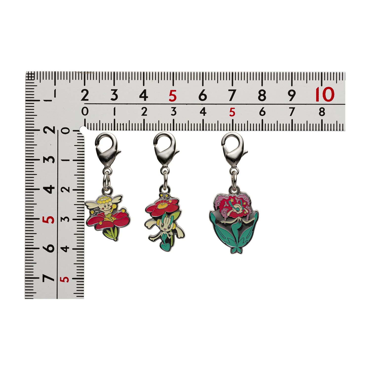 Pokemon Center - Flabébé, Floette, Florges Schlüsselanhänger - 3 Stück Pokemon Center - Flabébé, Floette, Florges Schlüsselanhänger - 3 Stück